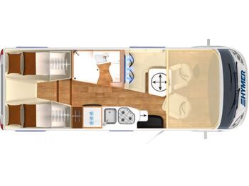 Autocaravana integral Wohnmobil Hymer B-Klasse MC I 580 (Mercedes)