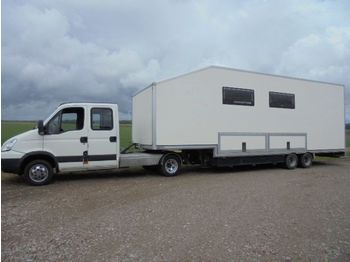 Iveco BE Camper combinatie, Mobile home trailer + Iveco 7 pers. trekker Mobile home 7 personen! - Autocaravana
