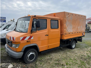  Mercedes-Benz Inny Mercedes-Benz Vario 614 Brygadówka skrzynia plandeka 6-oso doka dokka 2004 - Camión lona