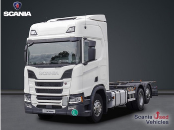 Camión portacontenedore/ Intercambiable SCANIA R 450 B6x2*4NB Lenkachse, Standklima