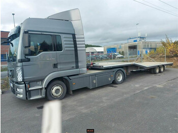 Camión portavehículos MAN TGL 8.250 With Tijhof Trailer.