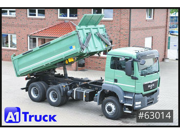 Camión volquete MAN TGS 26.400,6x6 BB, Meiller Kipper,