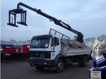 Mercedes-Benz 1824 KESLA CRANE - Camión volquete