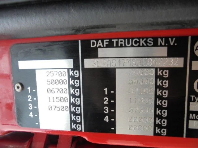 Camión caja cerrada DAF XF 105.410 6X2 RETARDER: foto 19