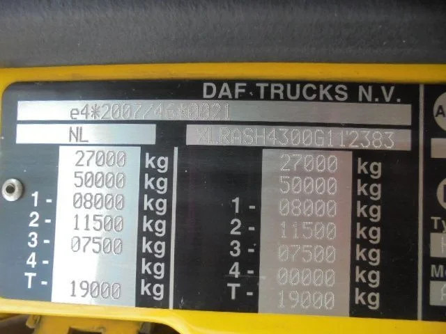 Camión caja abierta DAF XF 510 FAR 6X2: foto 13