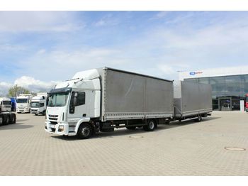 Camión lona Iveco EUROCARGO 120E28 +trailer 3G CA1: foto 1