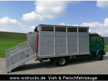 Camión transporte de ganado Mercedes-Benz 814 L Menke Einstock: foto 1