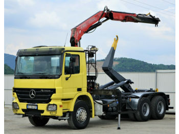 Camión multibasculante, Camión grúa Mercedes-Benz Actros 2641 Abrollkipper 4,80m+ Kran*6x4*: foto 1