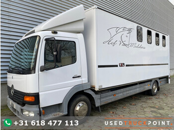 Camión transporte de ganado Mercedes-Benz Atego 9.17 / Manual / Full Steel / 3 Seats / Euro 2 / 277.000 KM!!! / Belgium Truck: foto 1
