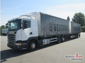 Camión transporte de bebidas SCANIA G 410 LB6x2*4MNB -Getränkekomplettzug-2x LBW 2,5t: foto 1