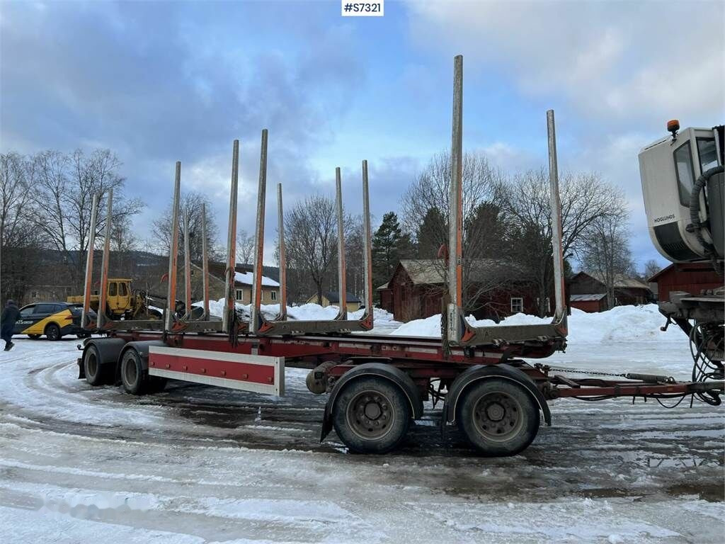 Leasing de Scania R650 Timber truck with wagon and crane Scania R650 Timber truck with wagon and crane: foto 50