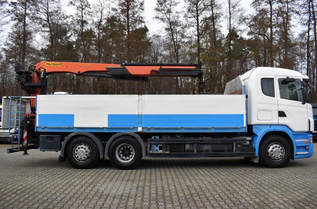 Camión caja abierta, Camión grúa Scania R 420 BL/6X2 Baustoff-Palfinger PK 21001L/AHK,E3: foto 8