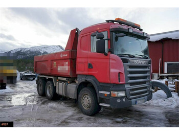 Camión volquete Scania R 620 6x4 365.000 km. Steel suspension and manual: foto 1