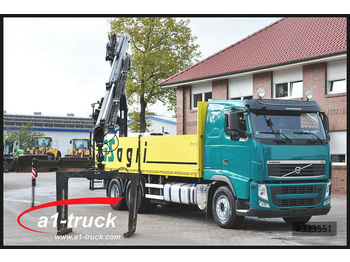 Camión caja abierta Volvo FH 420, Baustoff,  6x4, Fassi F215 AS 22,: foto 1