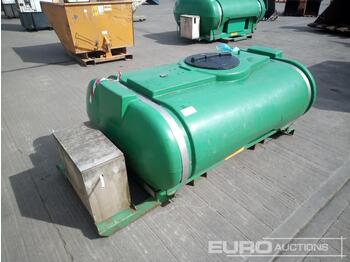Tanque de almacenamiento 2012 Trailer Engineering Skid Mounted Plastic Water Bowser, 240Volt Pump: foto 1
