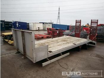 Carrocería abierta Beavertail Flat Bed Body to suit Lorry, Winch, Ramps: foto 1
