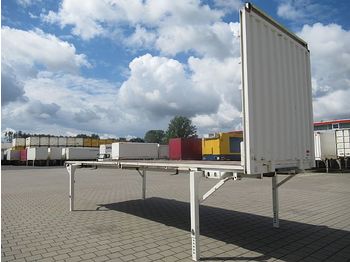 Carrocería - caja abierta Krone - BDf Wechselbrücke Plateau 7,45 m neue Stützbeine