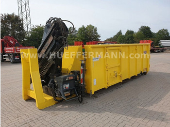 MAN HIAB 166 HARDOX Abrollcontainer Ladekran  - Contenedor de gancho