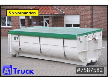 MERCEDES-BENZ Abrollcontainer, 25m³, Abrollbehälter, Getreideschieber, - Contenedor de gancho