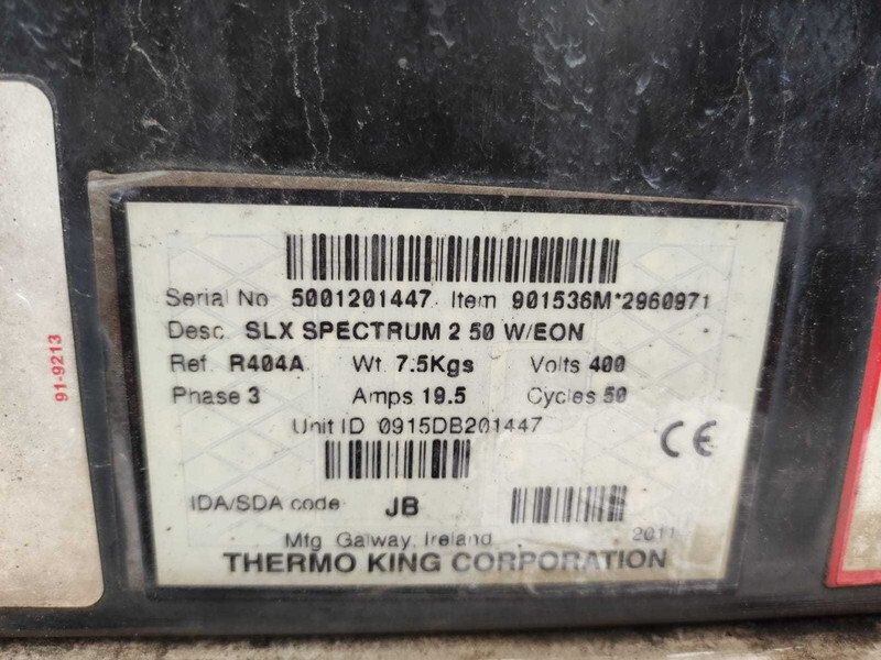 Carrocería-frigorifico THERMO KING SLX SPECTRUM  REFRIGERATION UNIT / KÜLMASEADE: foto 3