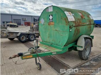  2012 Western Single Axle Bunded Fuel Bowser, Manual Pump - Tanque de almacenamiento