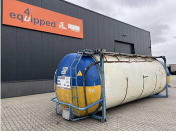 Tanque de almacenamiento para transporte de substancias químicas UBH 34.490L, 3 baffels, 5 manholes, 20FT swapbody, weight: 4.475kg, UN Port., T11: foto 1