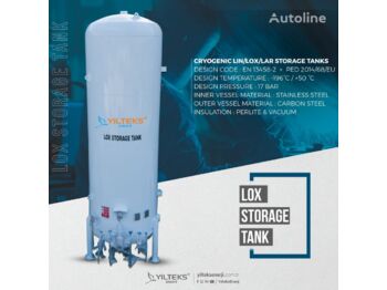 Tanque de almacenamiento para transporte de gas nuevo YILTEKS Cryogenic Tanks - LIN,LOX,LAR,LCO2: foto 1
