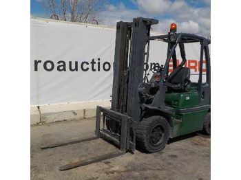  2007 Nissan FGD02A30Q Diesel Forklift c/w 3 Stage Free Lift Mast, Side Shift & Forks (Declaration of Conf. Available /CE disponible) - FGD02E706747 - Carretilla elevadora