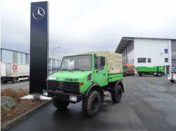 Mercedes-Benz Unimog U 427/U 1400 4x4 Pritsche/Plane 3 Sitzer  - Furgoneta con caja de lona