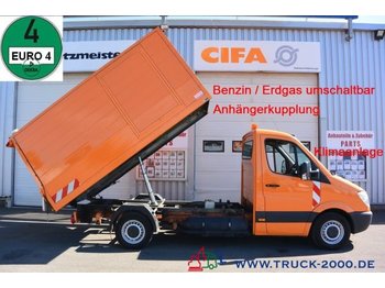 Volquete furgoneta Mercedes-Benz Sprinter 316 NTG Müllsammel Fuß-Gehweg Reinigung