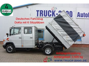 Volquete furgoneta Mercedes-Benz Vario 813 DoKa Kipper Kommunalträger Standheizg.