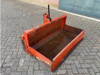 Implemento para Maquinaria agrícola Hekamp trekkerbak, transportbak, grondbak 150 cm: foto 1