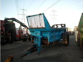 Remolque agrícola ECE Single Axle Draw Bar PTO Driven 9 Ton Rear Discharge Muck Spreader: foto 1