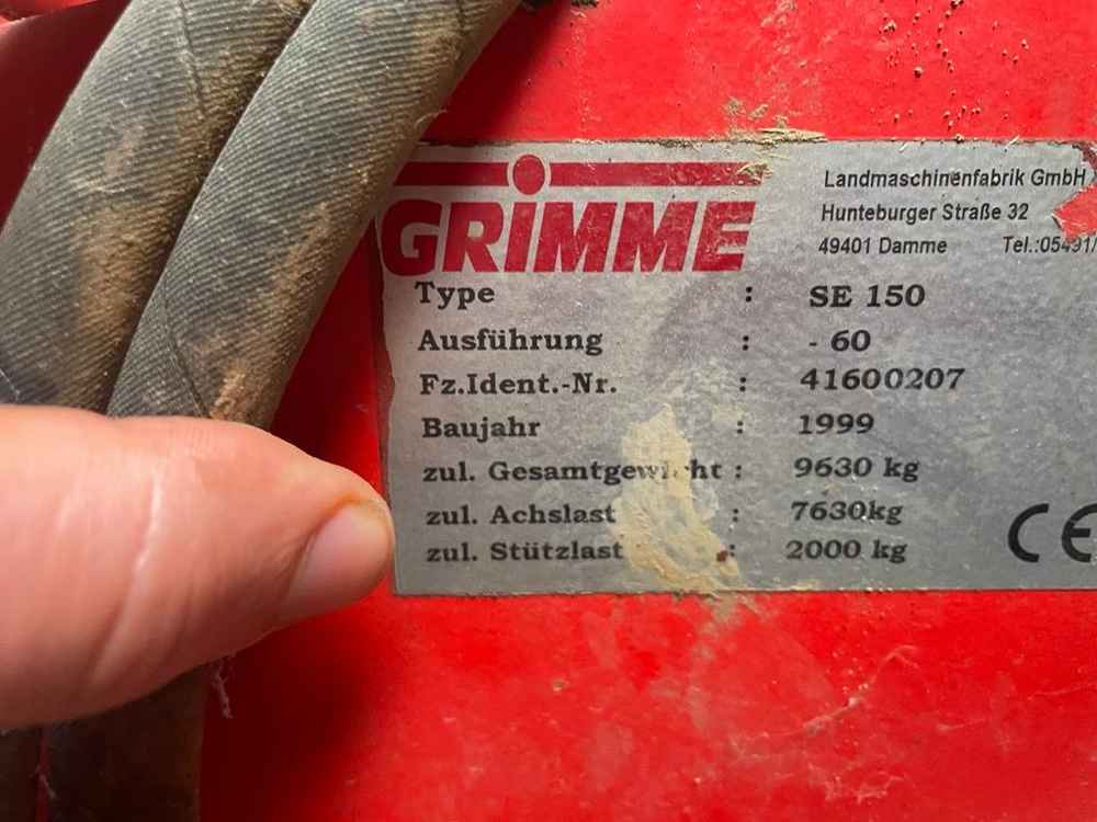 Arrancadora de patatas Grimme SE 150-60 NB: foto 10