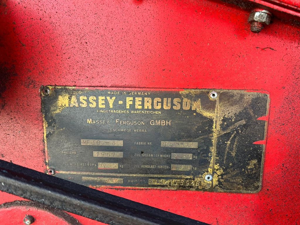 Cosechadora de granos Massey Ferguson MF 30-6 Mähdrescher Oldtimer: foto 8