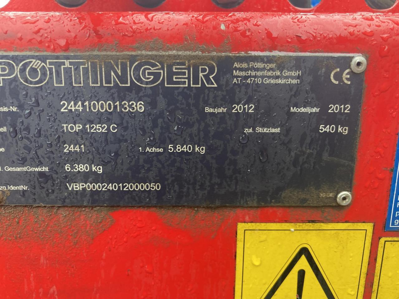 Henificadora Pöttinger Top 1252C: foto 9