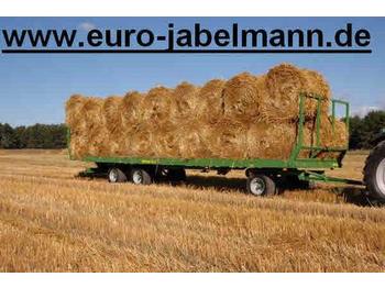 Remolque plataforma agrícola nuevo Pronar 3-achs Anhänger, Ballenwagen, Strohwagen, TO 2: foto 1