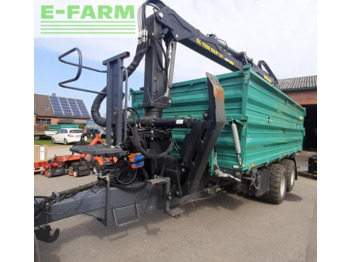 Oehler tdk 130k mit kran - Remolque volquete agrícola