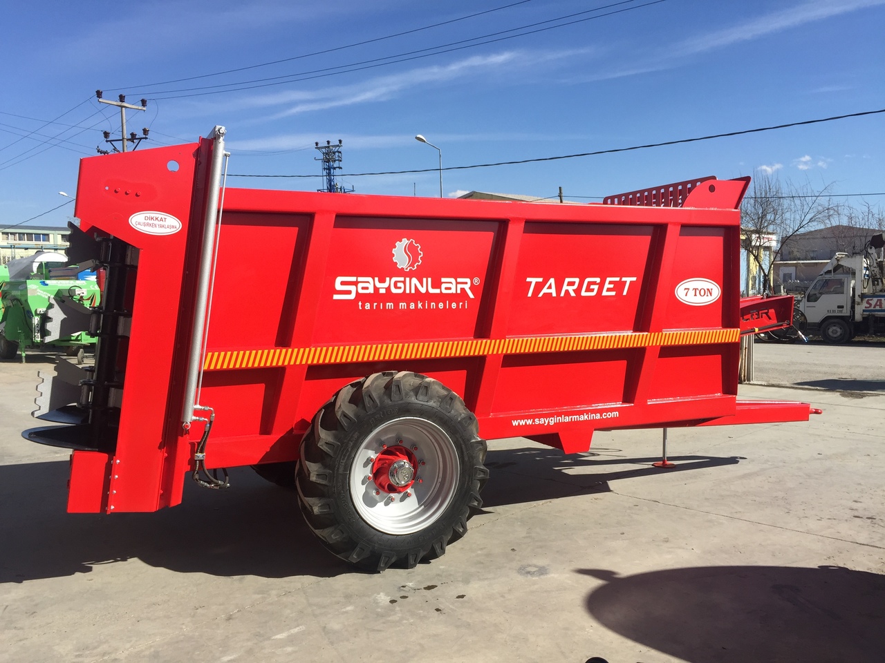 Esparcidor de estiércol nuevo TARGET 10 TON HYDRAULIC PUSH MANURE SPREADER: foto 12