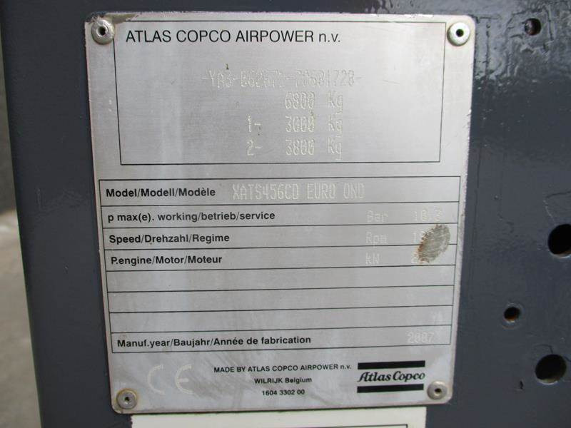 Compresor de aire Atlas-Copco XATS 456 CD - N: foto 14