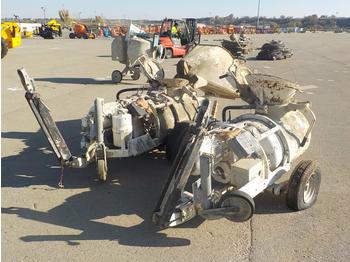  Brinkman Single Axle Concrete Pump (2 of)  (Spares) / Soladora, Máquina de Plastón con Tolva - Bomba de hormigon estacionaria