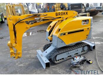 Excavadora de demolición Brokk 180 husqvarna robot demolition excavator remote: foto 1