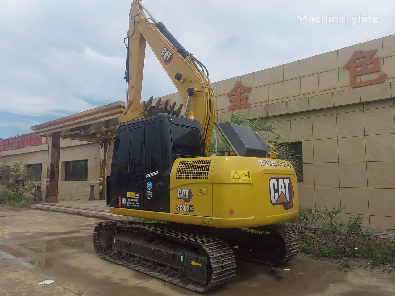 Excavadora de cadenas CATERPILLAR 313D CAT hydraulic excavator 13 tons: foto 2