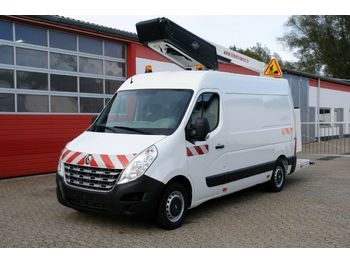 Camión con plataforma elevadora Renault Master 125 Arbeitsbühne ET-32-LE EURO5 TÜV UVV!