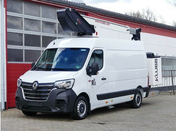 Camión con plataforma elevadora Renault Master 145 Arbeitsbühne KLUBB K38P 14m EU6d NEU!