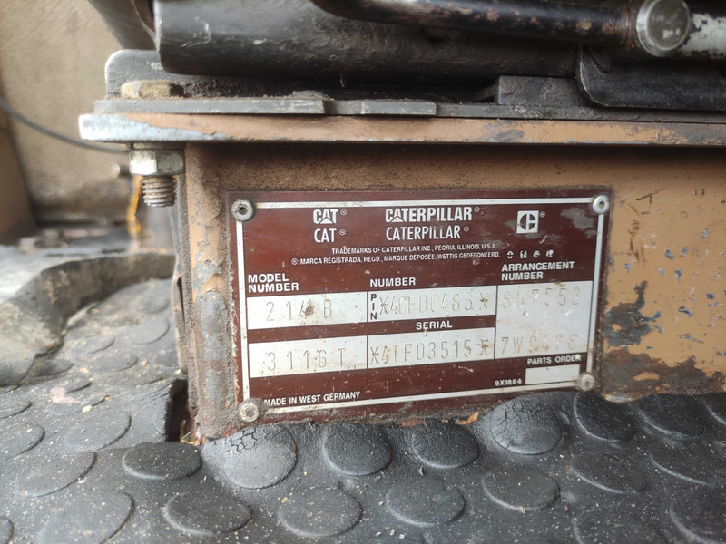 Excavadora de ruedas Caterpillar 214 B wheel excavator: foto 17