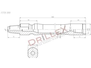 Perforadora direccional horizontal Ditch Witch JT2720 Drill pipes, Żerdzie wiertnicze: foto 1