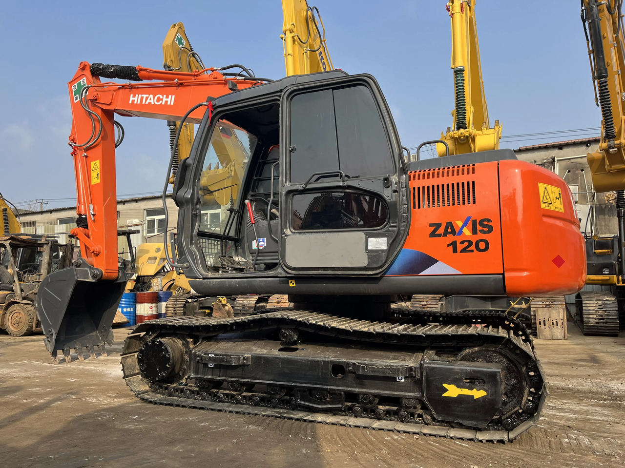 Excavadora Japan Origin Used Hitachi Zx120 Zaxis 120 12t Medium Size Crawler Excavator: foto 4