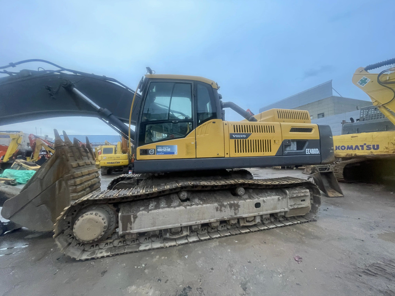 Excavadora de cadenas Original Condition Big Excavator Machinery Volvo Ec480dl Mining Equipment In Shanghai: foto 4
