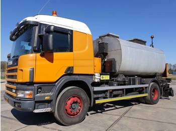 Construcción de carreteras, Camión cisterna Scania P114G 4x2 380 Bitumen sprayer / euro 3: foto 1